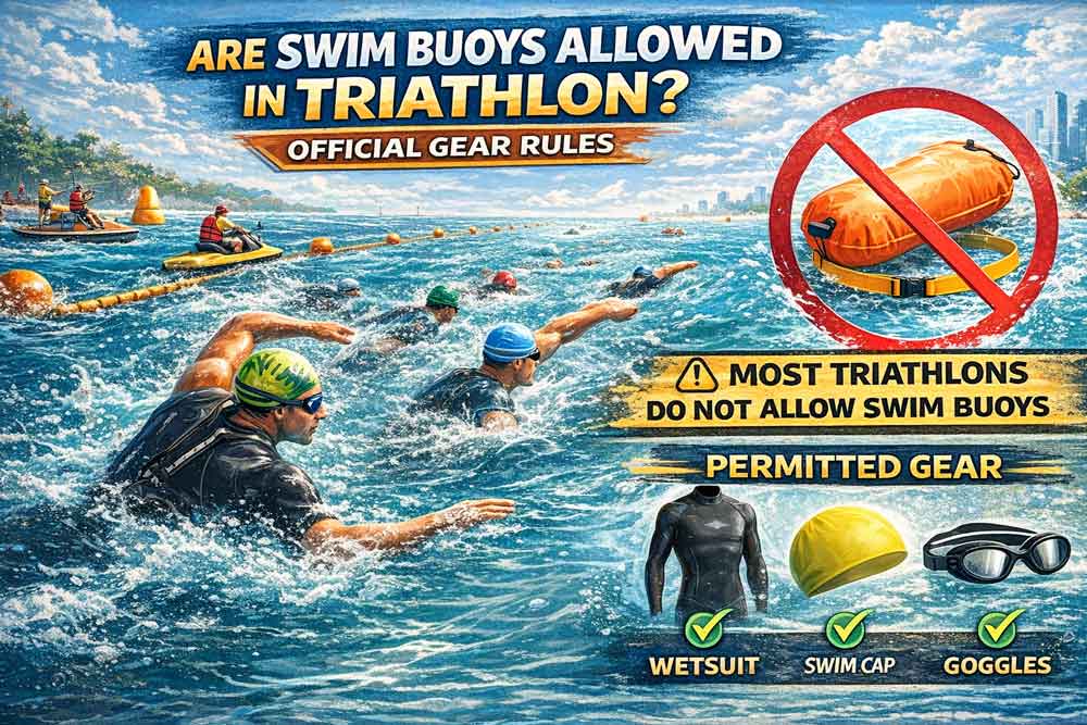 Are Swim Buoys Allowed in Triathlon? Official Gear Rules
