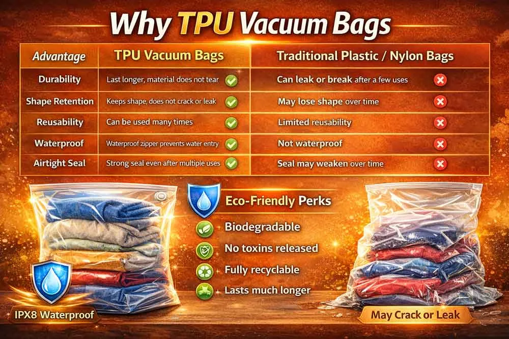 Mejores prácticas para el uso de bolsas de vacío de TPU en 2026 3 ¿Por qué bolsas de vacío de TPU?