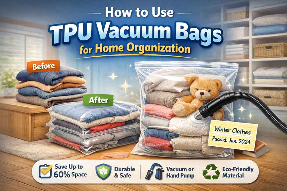 How to Use TPU Vacuum Bags for Home Organization