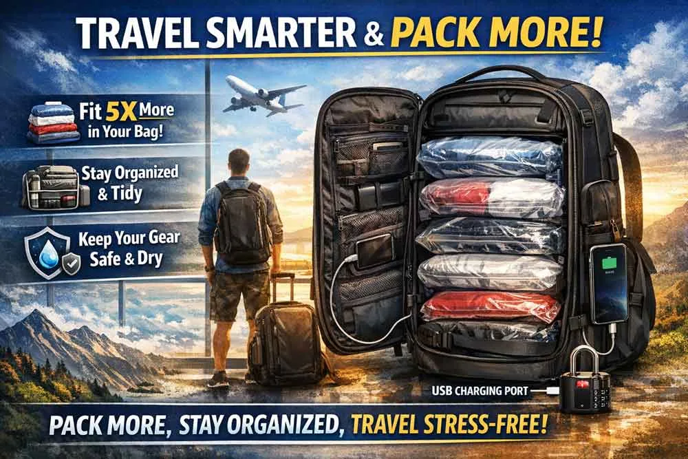 لماذا يحتاج كل مسافر إلى حقيبة ظهر مُفرّغة من الهواء