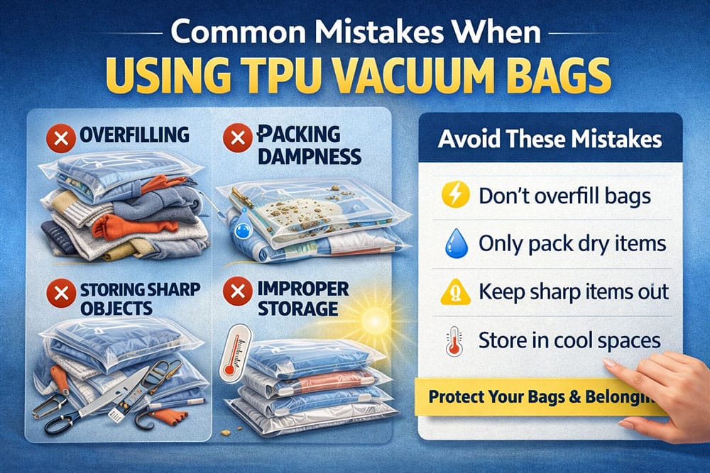 Common Mistakes When Using TPU Vacuum Bags