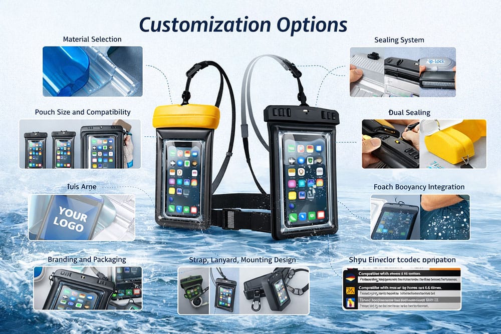 Waterproof Phone Pouch 6 Functional Customization for Waterproof Phone Pouch Programs