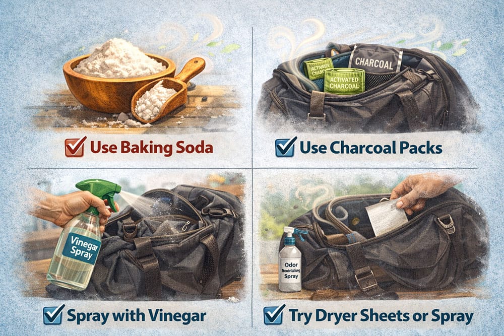 Gym Bag Odor Removal Tips