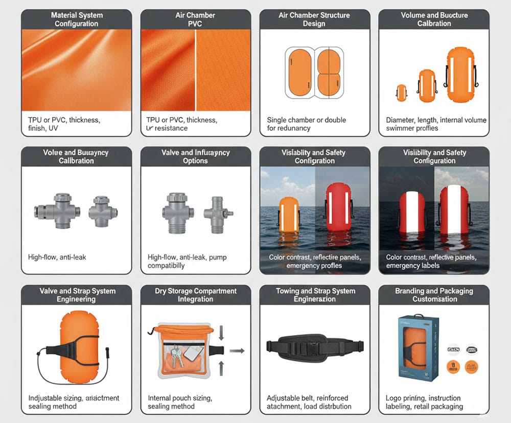 Swim Buoy Customization for Brand Programs and Safety Applications