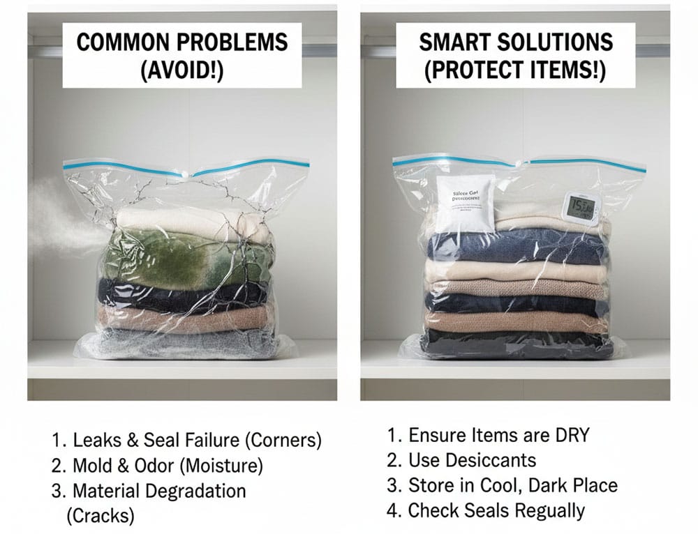 Vacuum Compression Bag Drawbacks