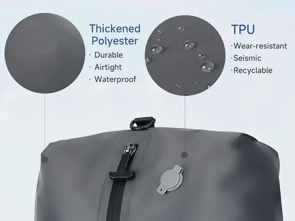 Sacs de compression sous vide pour voyages 5 Construction en TPU étanche