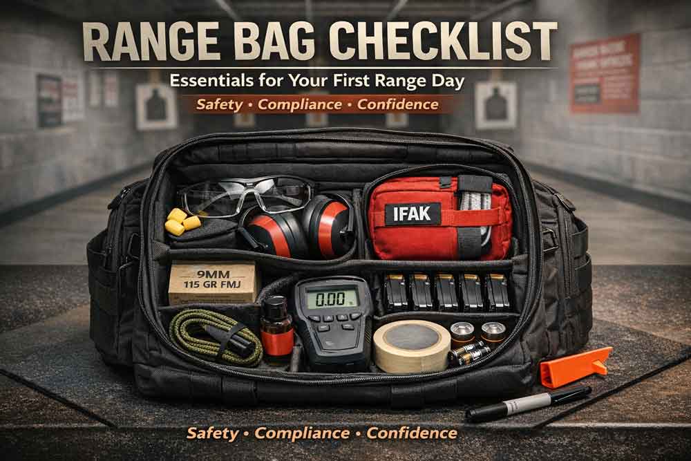 Range Bag Checklist: Essentials for Your First Range Day