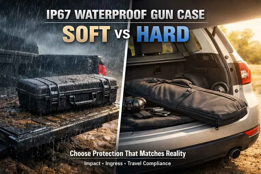Estuche para pistola impermeable IP67: blando o duro — Guía definitiva Estuche para pistola impermeable IP67: blando o duro — Guía definitiva