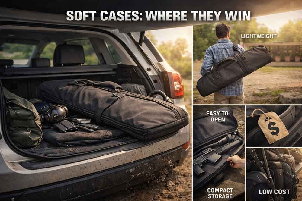 IP67 Waterproof Gun Case: Soft vs Hard — Ultimate Guide 4 Soft cases: where they win