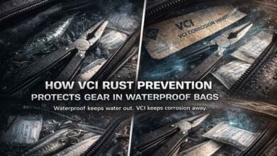 How VCI Rust Prevention Protects Gear in Waterproof Bags