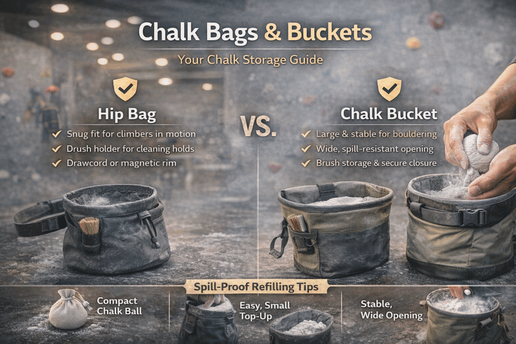 Chalk Bags and Buckets