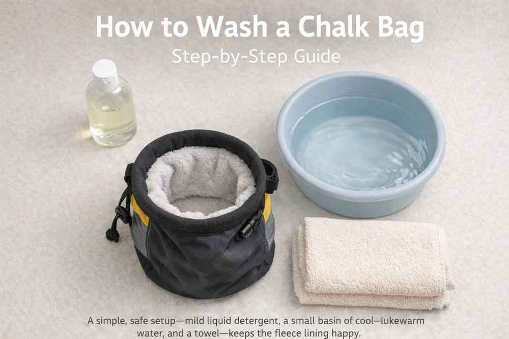 How to Wash a Chalk Bag: Step-by-Step Guide