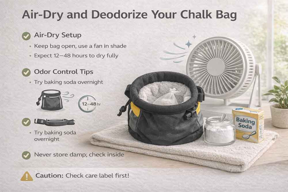 Drying and deodorizing