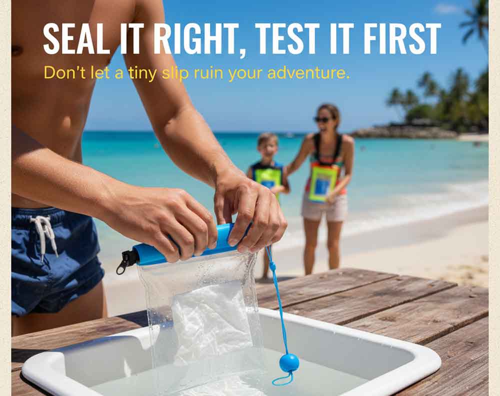 Seal it right, test it first