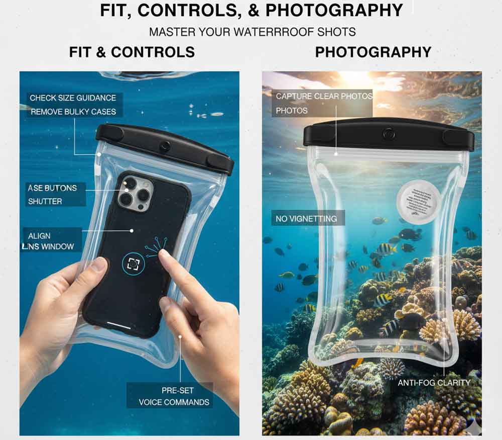 Fit, controls, and photography