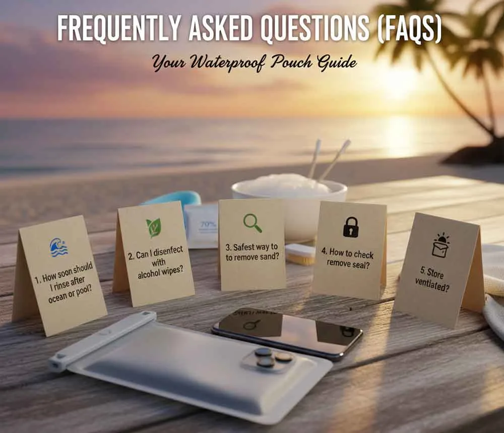 Comment nettoyer une pochette étanche pour téléphone : guide rapide et sûr 4 Foire aux questions (FAQ)
