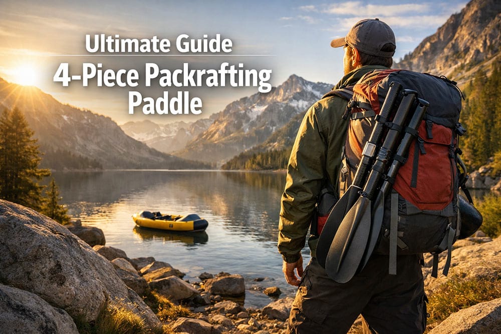 Ultimate Guide 4-Piece Packrafting Paddle