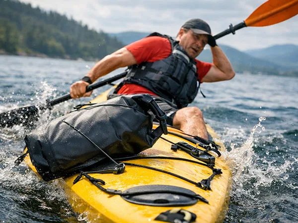 Les sacs se déplacent pendant la navigation