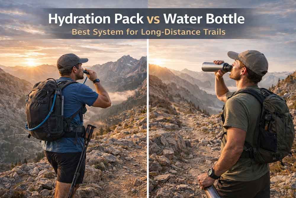 Hydration Pack vs Water Bottle: Long-Distance Trails