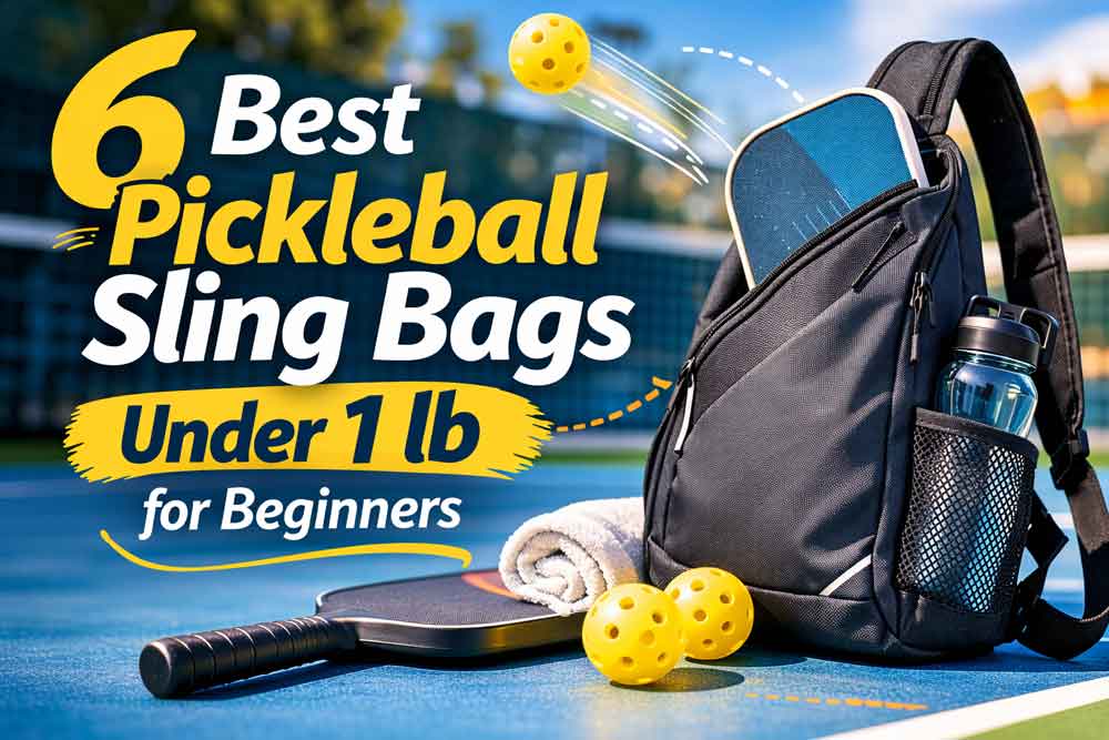 6 Best Pickleball Sling Bags Under 1 lb for Beginners (2026) 2 6 Best Pickleball Sling Bags Under 1 lb for Beginners