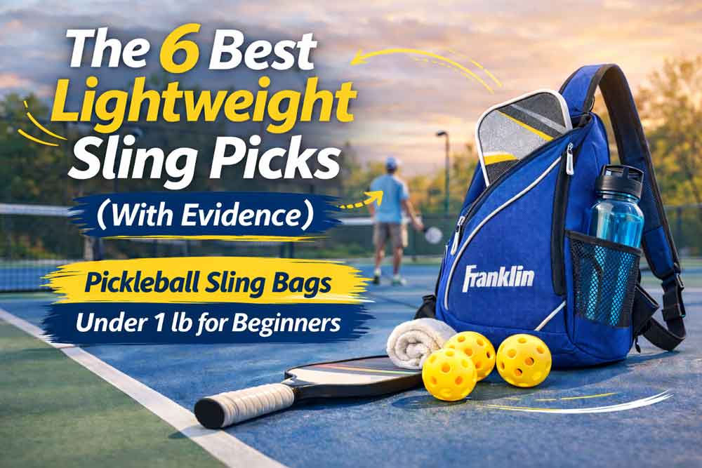 6 Best Pickleball Sling Bags Under 1 lb for Beginners (2026) 3 The 6 best lightweight sling picks (with evidence)
