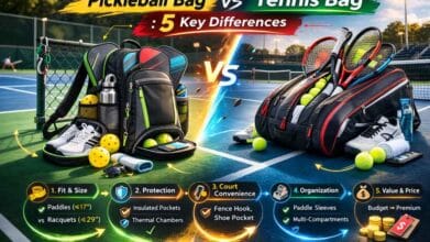 Pickleball Bag vs Tennis Bag (2026): 5 Key Differences