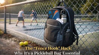 The "Fence Hook" Hack: Why It's a Pickleball Bag Essential