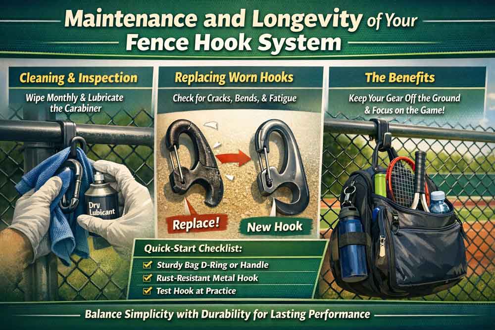 Maintenance and Longevity of Your Fence Hook System