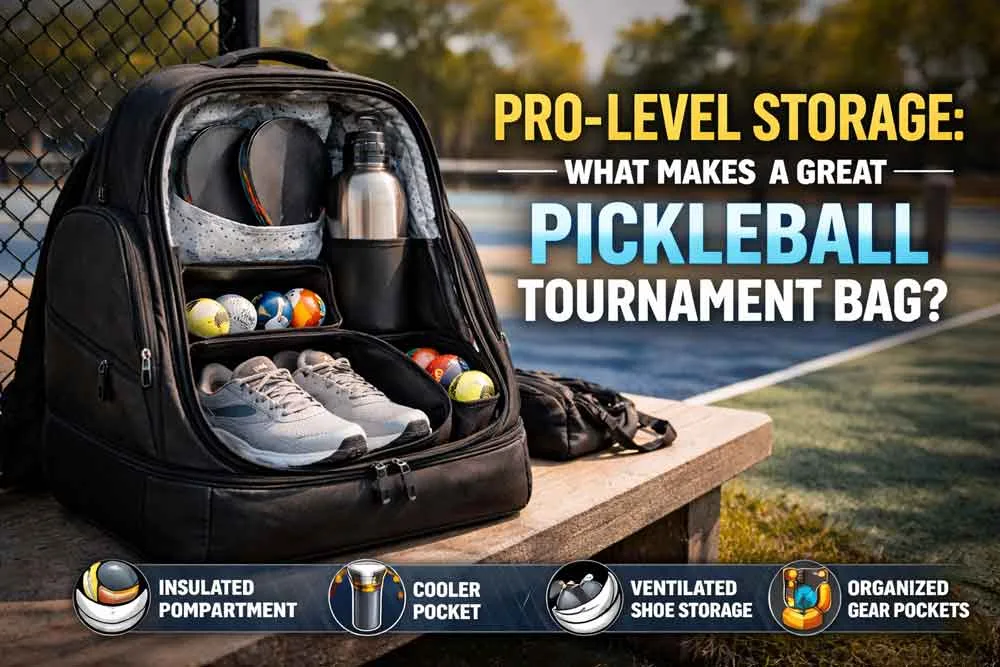 Armazenamento de nível profissional: o que torna uma bolsa de pickleball ideal para torneios? Armazenamento de nível profissional: o que torna uma bolsa de pickleball ideal para torneios?
