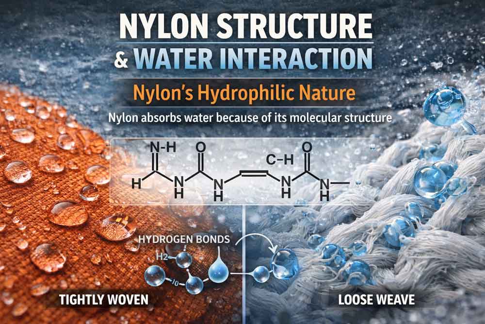 Is Nylon Waterproof in 2026 The Facts Explained 4 Nylon Structure & Water Interaction
