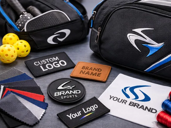 Logo-Branding für Pickleball-Tasche