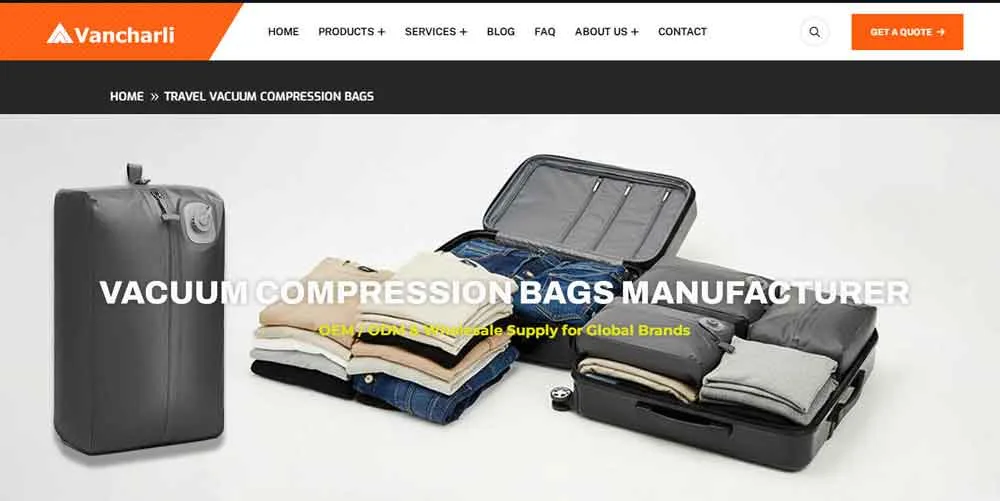 7 Top Travel Vacuum Bag Manufacturers for Clothing in 2026 3 Vancharli