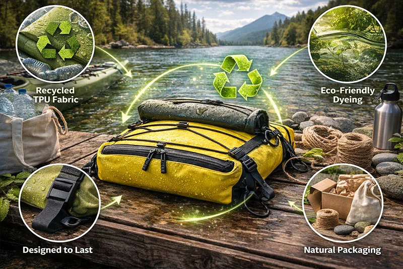 Opções de materiais sustentáveis ​​para bolsas de convés