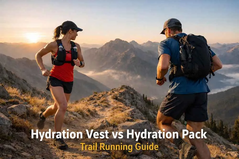 Chaleco de hidratación vs. mochila de hidratación: Guía para trail running