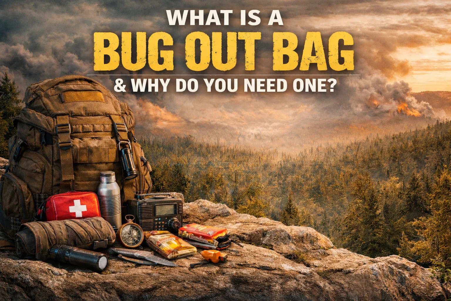 O que é uma mochila de emergência e por que você precisa de uma?