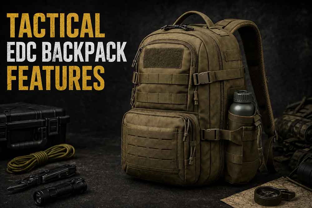 Tactical EDC Backpack Features