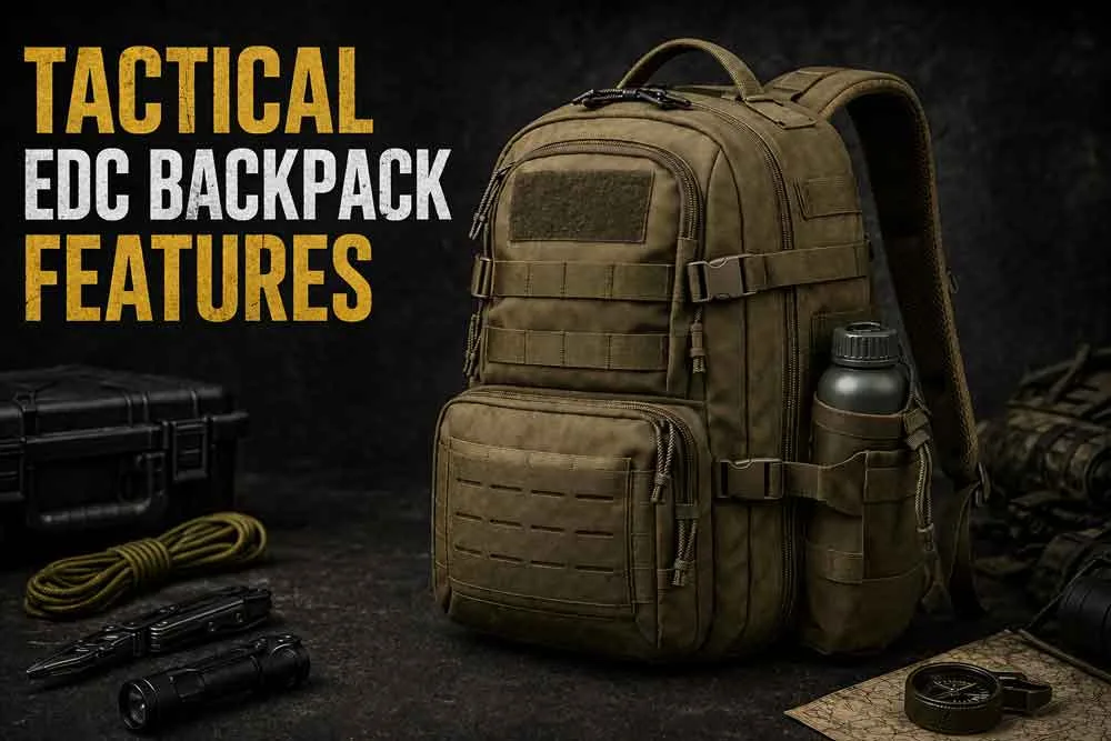 Tactische EDC-rugzakkenmerken