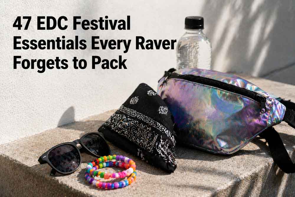 47 EDC Festival Essentials Every Raver Forgets to Pack