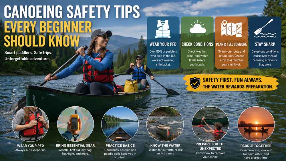 Canoeing Safety Tips Every Beginner Should Know 1 Canoeing Safety Tips Every Beginner Should Know