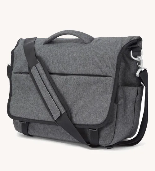 Bolso bandolera expandible para portátil