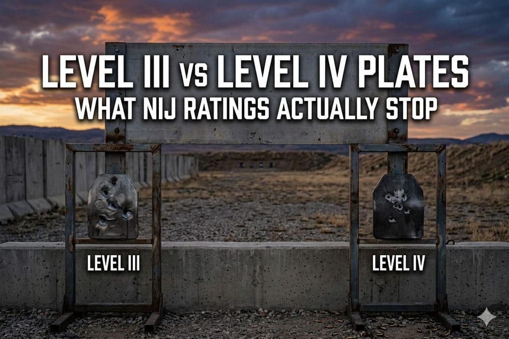 Level III vs Level IV Plates, What NIJ Ratings Actually Stop