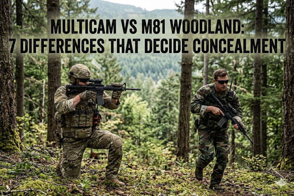 MultiCam vs M81 Woodland, 7 Differences That Decide Concealment