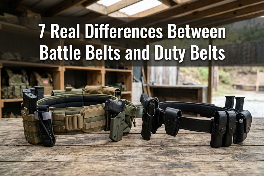 7 Real Differences Between Battle Belts and Duty Belts