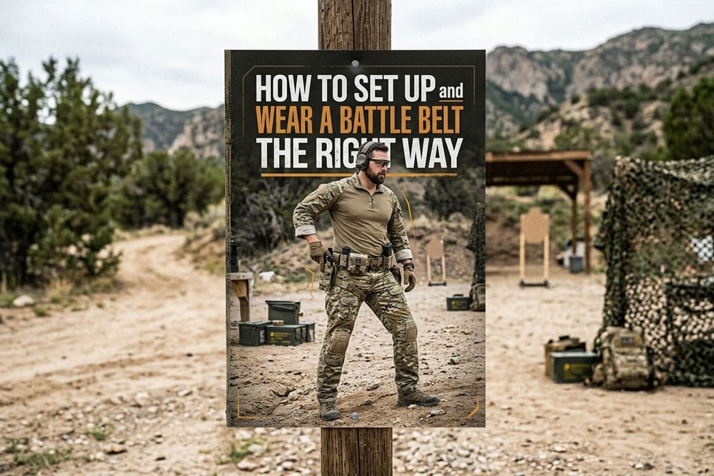 How to Set Up and Wear a Battle Belt the Right Way