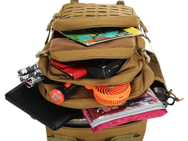 Sacs à dos tactiques 17 Système d'organisation multi-compartiments pour sac à dos tactique
