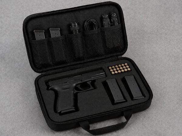 Organized Storage for Pistols and Accessories