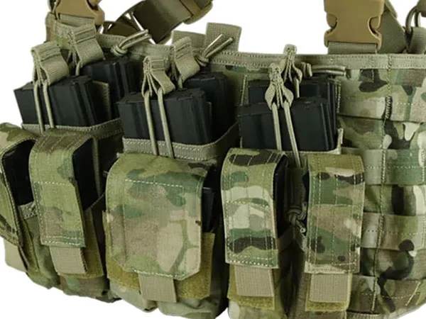 Harnais de poitrine tactiques 10 Agencement et configuration fonctionnelle de la pochette