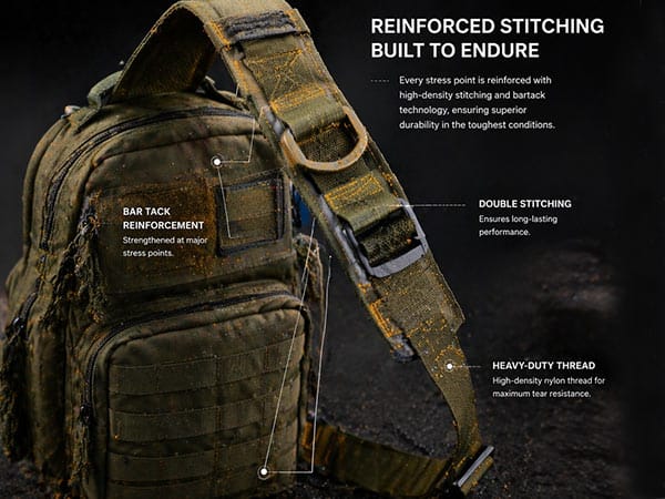 Tactical Sling Bags 18 Reinforced-Stitching-&-Structural-Strength
