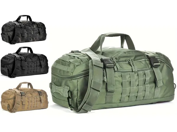 Personalización de tamaño y capacidad para bolsas de lona tácticas