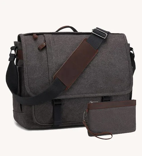 bolso bandolera de lona